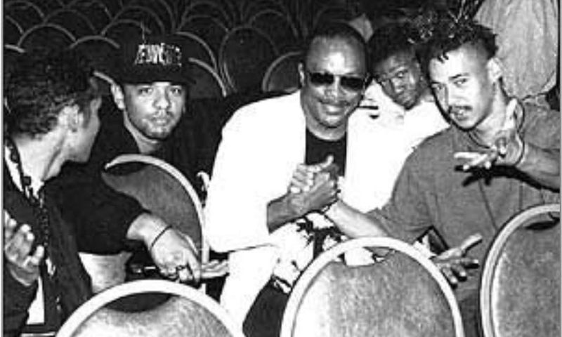 RAM1 backstage with Stevie Wonder